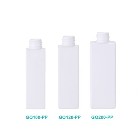 Bouteille de lotion carrée